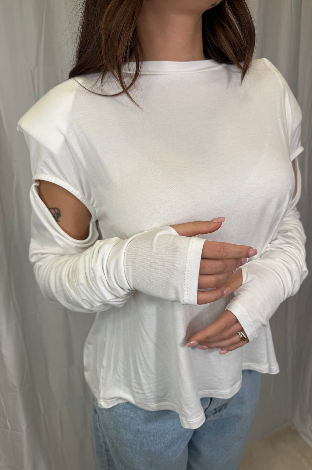 T-shirt twist white