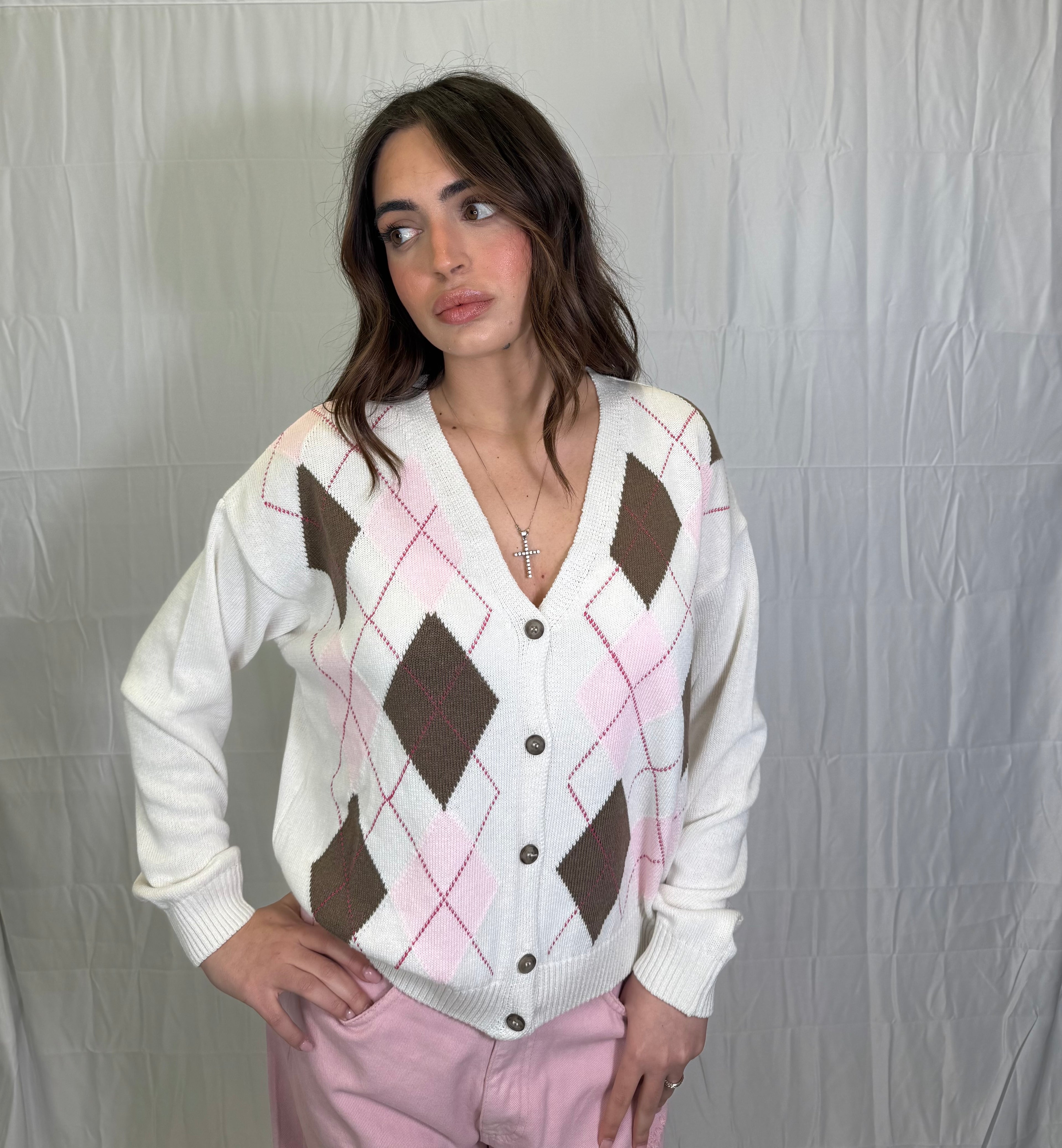 Cardigan Joy White