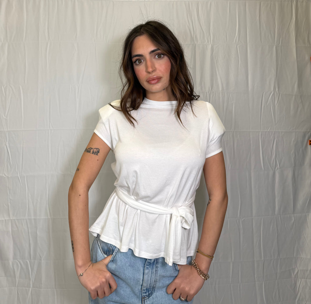 T-shirt twist white