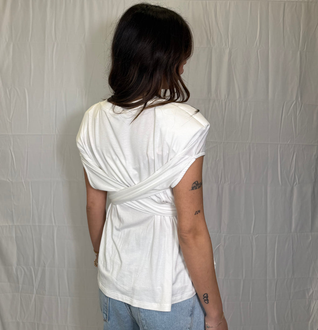 T-shirt twist white