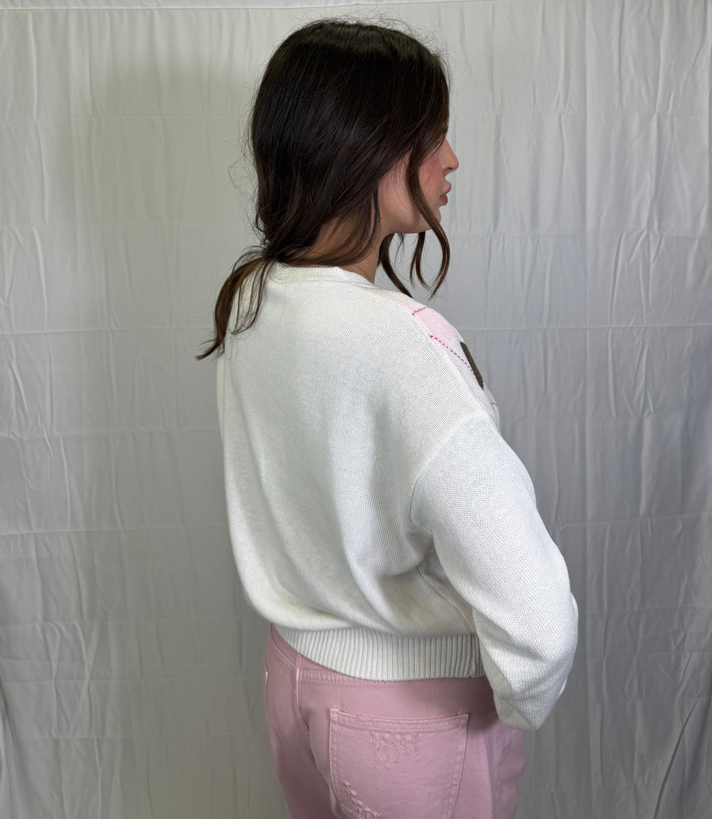 Cardigan Joy White