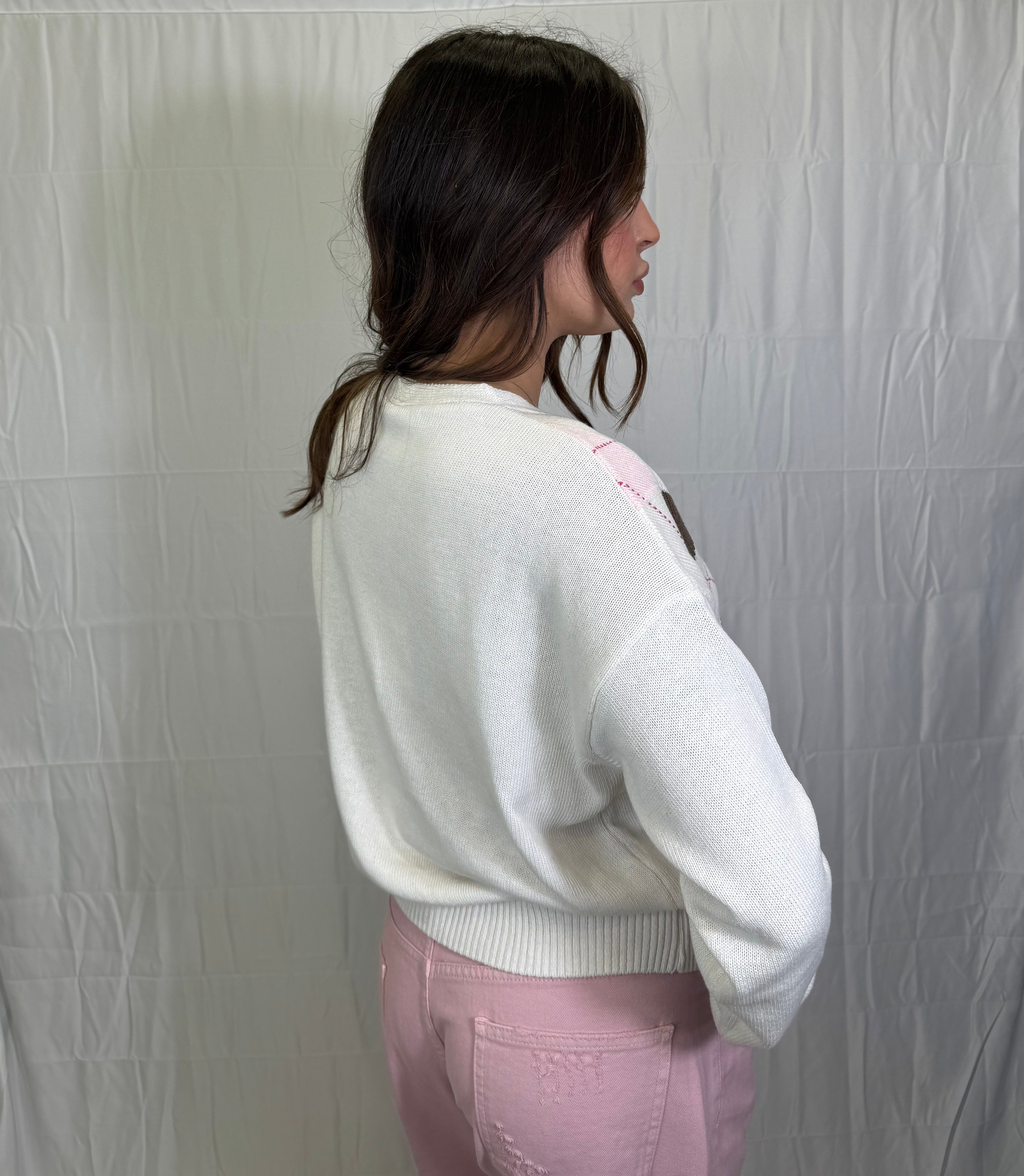 Cardigan Joy White