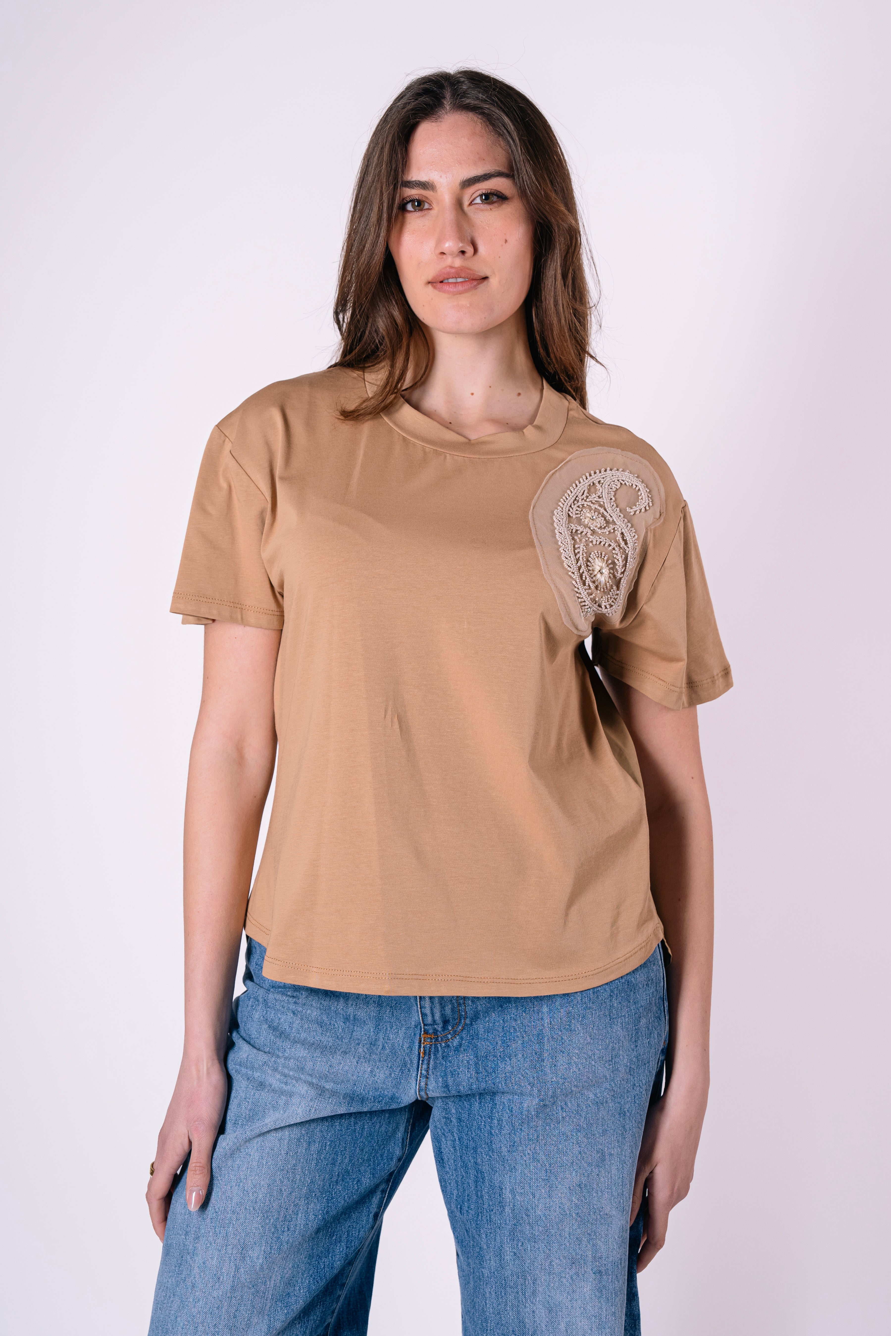 T-shirt Patch Paisley