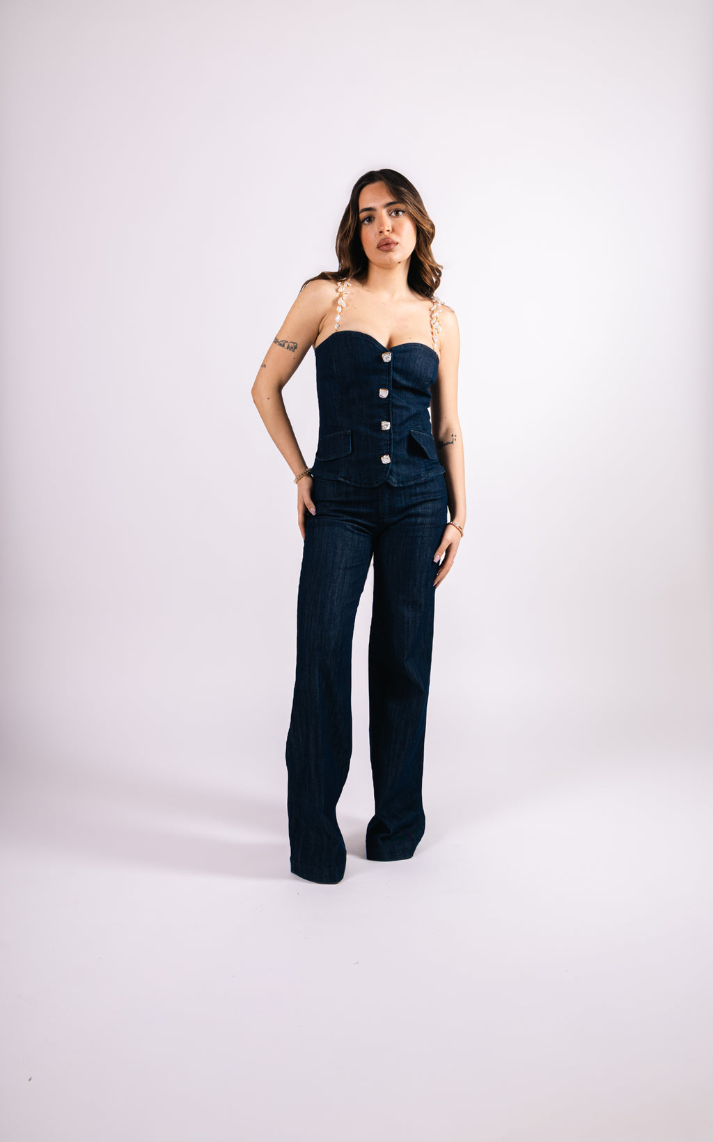 Pantalone Denim Chic