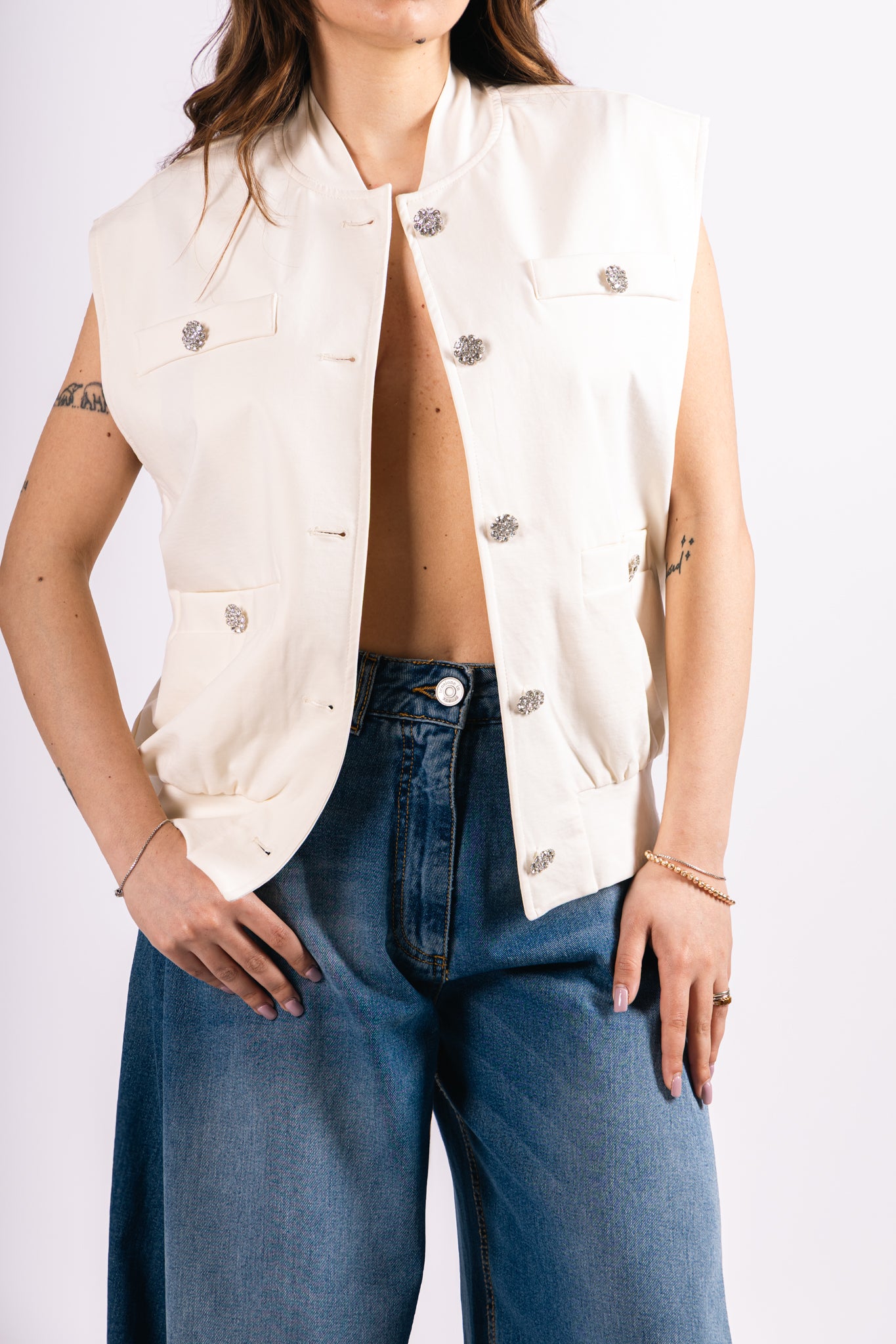 Gilet Ludo white
