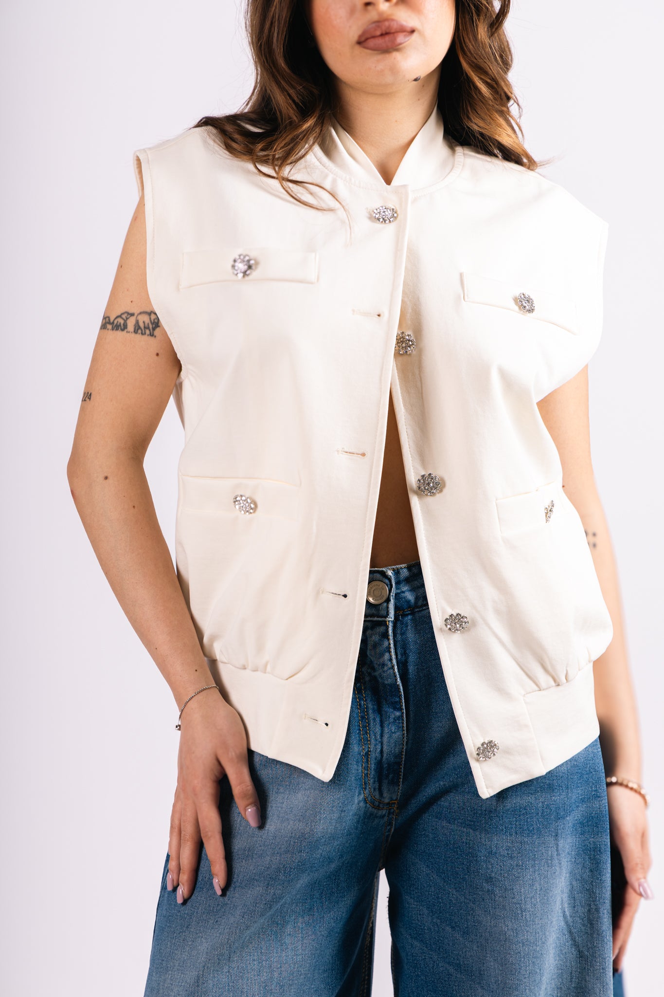 Gilet Ludo white